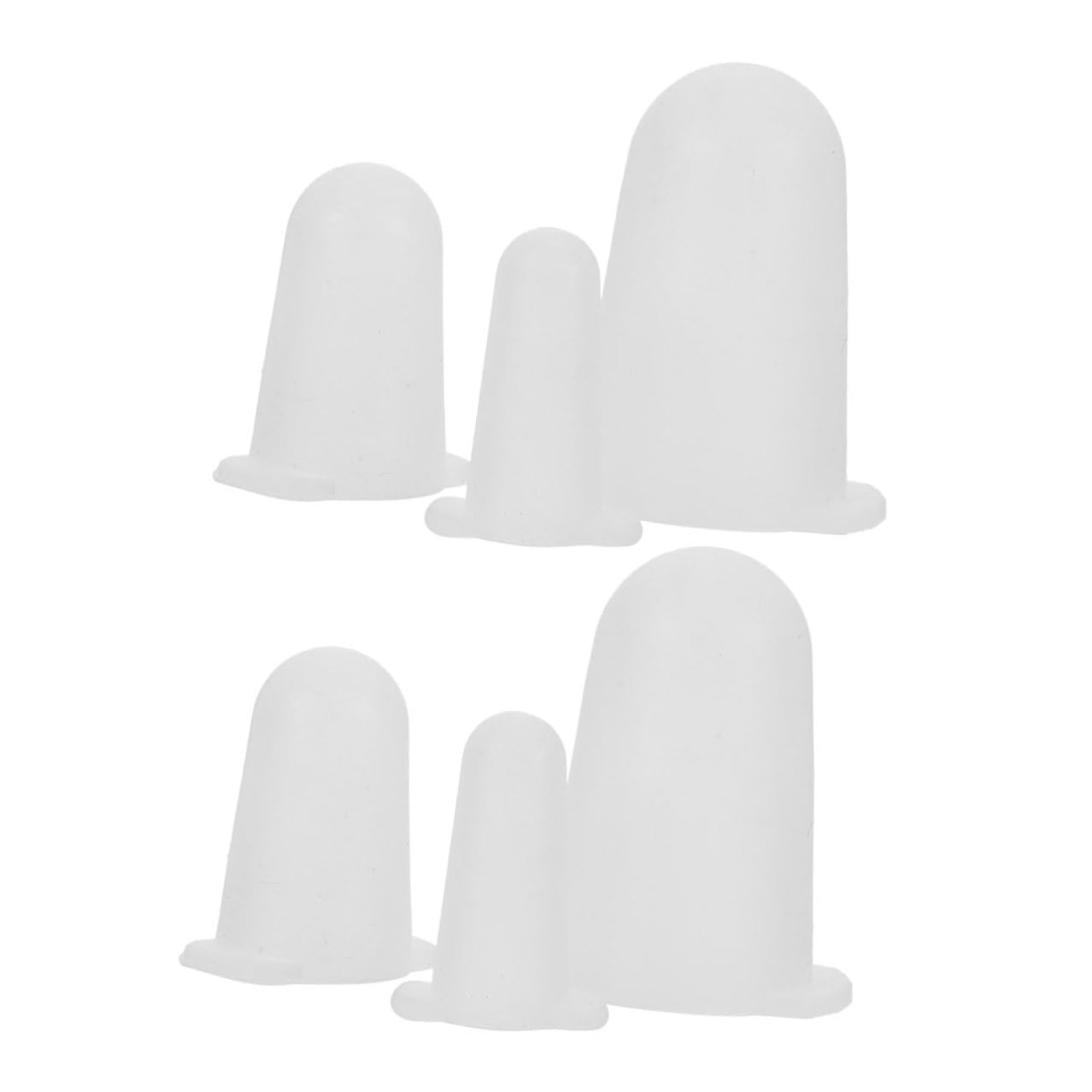 Alipis 6pcs Couvercles en Silicone pour Douilles à Gâteaux, Protège-Embouts Flexible, Lot de 3 Tailles, Accessoire Pâtisserie Pratique et Antichute pour Décoration de Gâteaux