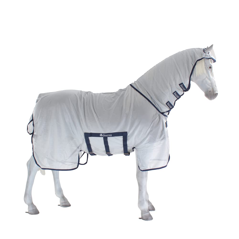Bucas Buzz-Off X Full Neck Big Neck - Silver, Größe:155
