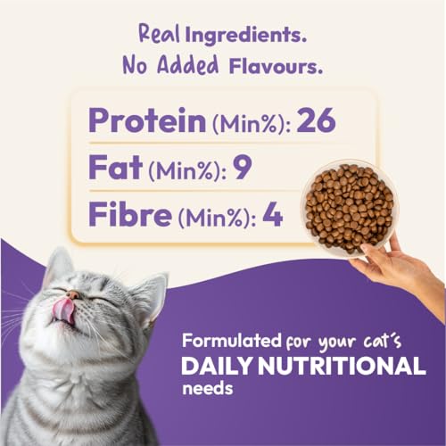 Image of DatGud Adult Dry Cat Food, 14 kg (7 kg + 7 kg Free), Chicken & Wild Fish with Antarctic Krill | Complete & Balanced Nutrition | Antioxidants for Immunity | Taurine for Heart & Vision | Easy to Digest