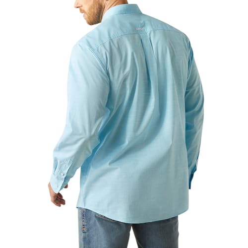 Ariat Men's Solid Slub Classic Fit Shirt2