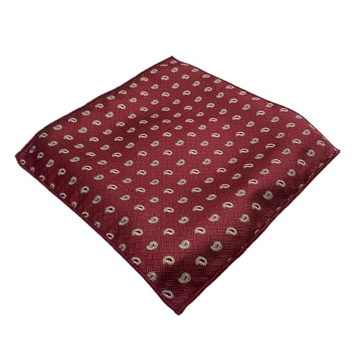 Pochette de costume haut de gamme à motifs géométriques pour veston de cérémonie