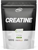 Creapure® Creatine Monohydrat Pulver 500g - Kreatin Monohydrat - Hochdosiert - Vegan - In Deutschland abgefüllt