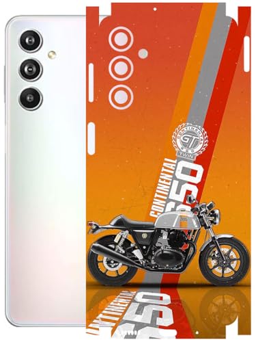 Image of AtOdds - Full Body Back Screen Guard Protector Film - Lamination Wrap Skin Sticker Compatible with Samsung Galaxy F54 (5G) | Scratchproof Matte Finish (Bullet)
