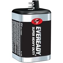 Eveready Super Heavy Duty 1209 6 Volt Spring Lantern Battery
