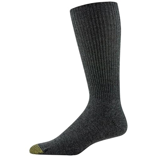 GOLDTOE Men's Fluffies Casual Crew Socks3