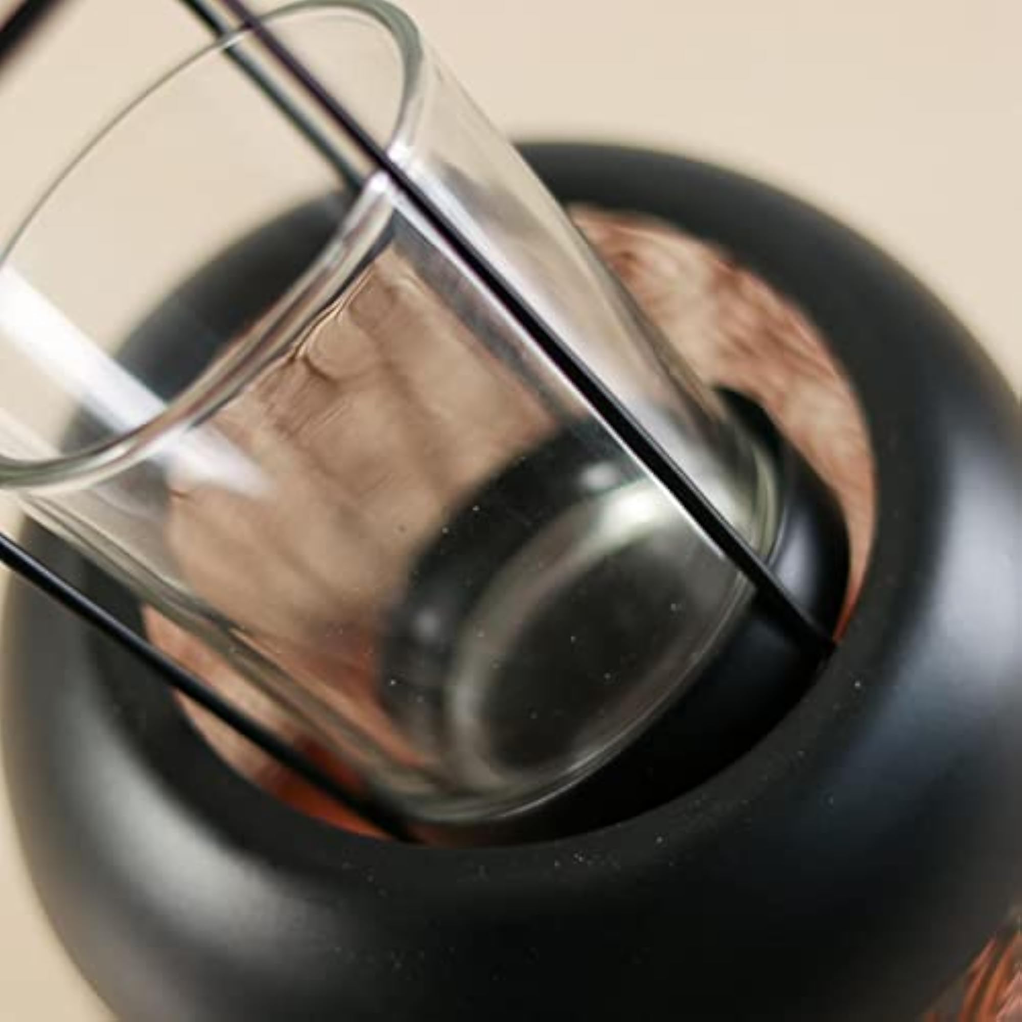 Retro Style Tea Light Holder Metal Candle Lantern