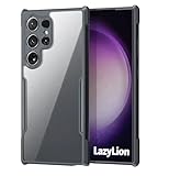 LazyLion Back Cover Case for Samsung S23 Ultra, 360 Degree Protection | Protective Design |Ever Transparent Back Cover Case (Pack of 1)