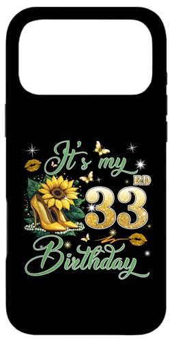 It�fs My 33rd Birthday Pink 33 Years Old Birthday Queen Party �X�}�z�P�[�X iPhone 17 Pro Max �p
