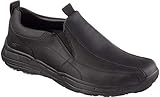 Skechers Men's Relaxed Fit Glides Docklands Slip On,Black,US 8 W
