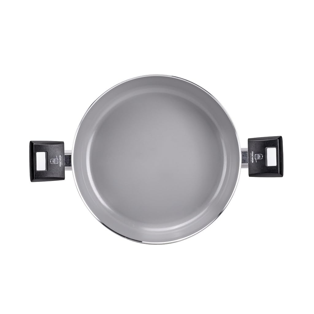 Moneta Innova Tegame 28cm, rivestimento naturale FineGres (NO PFAS), anche per induzione, 100% Made in Italy