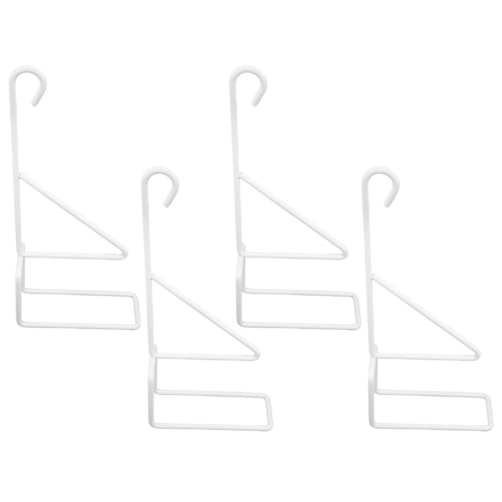 Gancho de pared de hierro resistente para exterior y soporte pesado de macetas 26x12 cm
