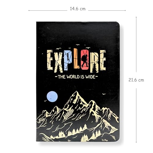 Image of Articious Notebook Set, Premium Hardcover Journal, Bookmark and Matching Box |192 Ruled Pages, 80 GSM | A5 Ruled Writing Notebook for Girls, School & Office | Explore