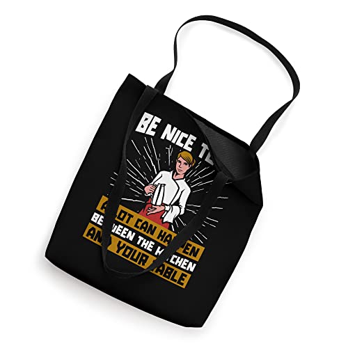 Bolso tipo tote Be Nice To Me para camarero o camarera de restaurante miniatura 2