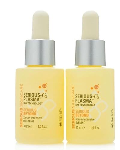 Serious Skincare - Serious Beyond Serum Intensive Morning 1 Oz. And Evening 1 Oz. Facial Treatment - Visibly Improves Fine Lines, Wrinkles And Skin Texture On The Face And Neck – Women And Men #TOP7
