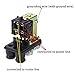 4-Way air Compressor Pressure Switch Central Pneumatic air Compressor Pressure Switch Control Valve Belt, Compressor Switch 90-120 PSI 110V-240V air Compressor regulating Valve