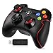 PS3 PC Dualshock Gaming Controller, EasySMX Wireless 2.4G Gamepads with Vibration Fire Button Range up to 10m Support PC, Playstation 3, Android TV Box