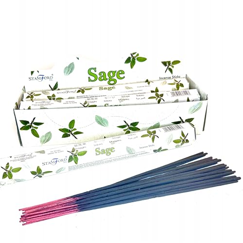 Image of Stamford Sage Hex Incense Sticks - 20 Sticks(6 Pack)