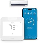 Breez Max | ENERGY STAR CERTIFIED Smart AC Controller | WiFi Thermostat for Mini-Split, Window, Portable ACs/Heat Pumps | AI-Based Tech | Free App, No Subscriptions | Alexa, Google, IFTTT etc. (White)