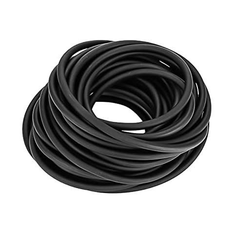 Latex Rubber Tubing, 3/8in OD 1/4in ID Slingshot Rubber Bands Black Surgical Tube Cover