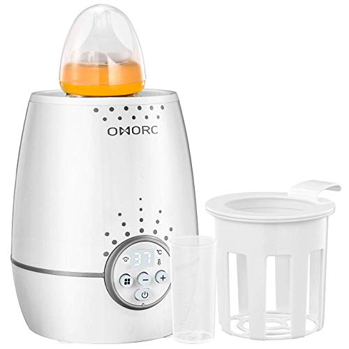 OMORC Chauffe-Biberon Digital Maison, 500W Haute Puissance, Mode de Chauffage Rapide et Mode de Température Constante, Protection Automatique et Contrôle Précis de la Température