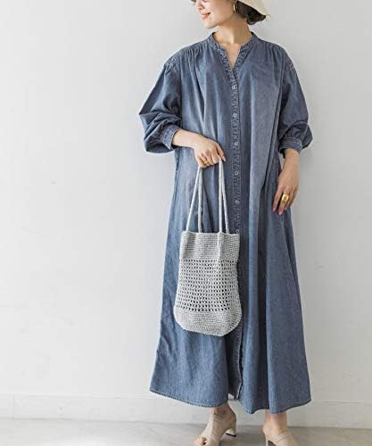 Amazon Co Jp アーバンリサーチ ワンピース ドレス ボリュームスリーブライトデニムワンピース レディース Ur14 26x002 Blue 38 服 ファッション小物