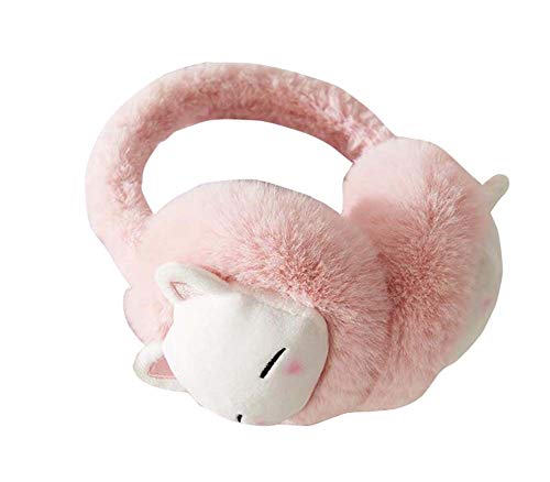 RYZGOJV Winter Outdoor Earmuff Foldable Earmuff Plush Lined Warm Earmuff C07