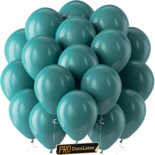 Image of Bezente Pro Duralatex Slate Blue Extra-Thick Balloons 120 Pack 10 inch