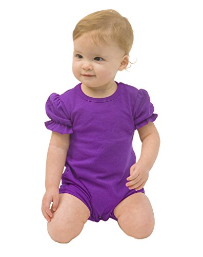 Monag Baby Girls Romper (6-12M, Purple)