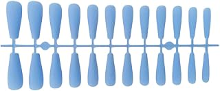 Girls Matte False Nails Manicure Removable Full Coverage Patch Press-On Solid Color Accessories Artificial Nails,Sky Blue, TJP1170-Y3-B1