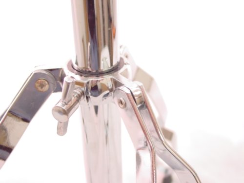 Cymbal Boom Stand Chrome Heavy Duty 1" Thick Adjustable Double Braced Tripod New #TOP4