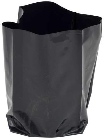 Go GardenPlastic UV Protected Poly Grow Nursery Plant Bags | Plant Bags for Home Garden |(Black , 4 x 5 inch) -500 Qty