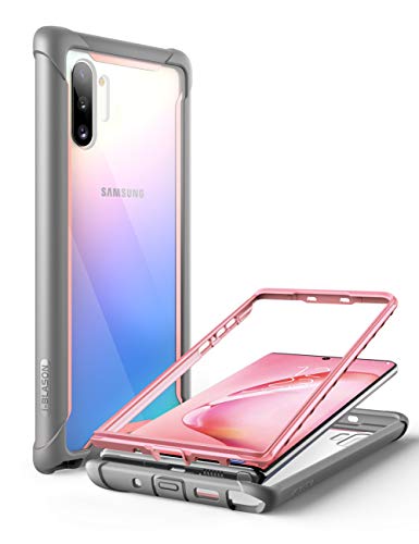 i-Blason Ares Series Case Designed for Galaxy Note 10 (2019 Release), Rugged Clear Bumper Case Without Built-in Screen Protector (Pink)