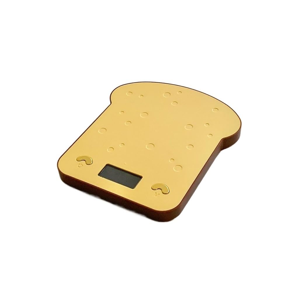 JFDBGU Kitchen Toast Shaped Food Electronic Scale Baking Small Weight Platform Scale
