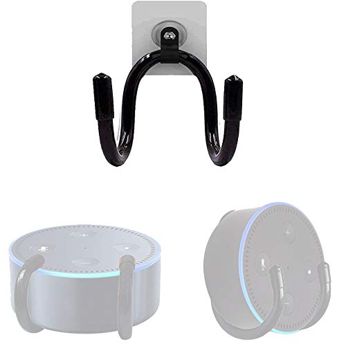 Pmsanzay 1Pack Wall Mount Bracket - Adjustable Size - Great for Echo Dot (1st, 2nd, 3rd Gen) - No Echo Speaker - No Drilling
