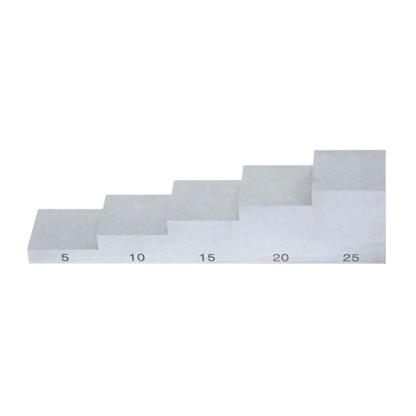 CVFRDD Gauge Block Set Ultrasonic Thickness Gauge Calibration Step Test Block 5 (1018 Steel)