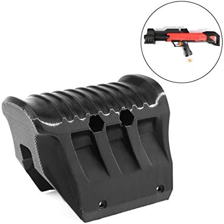 f10555 Grip, WOLFBUSH Worker 3D Printing Mod Accessories for Nerf Rival Apollo XV-700 - Black