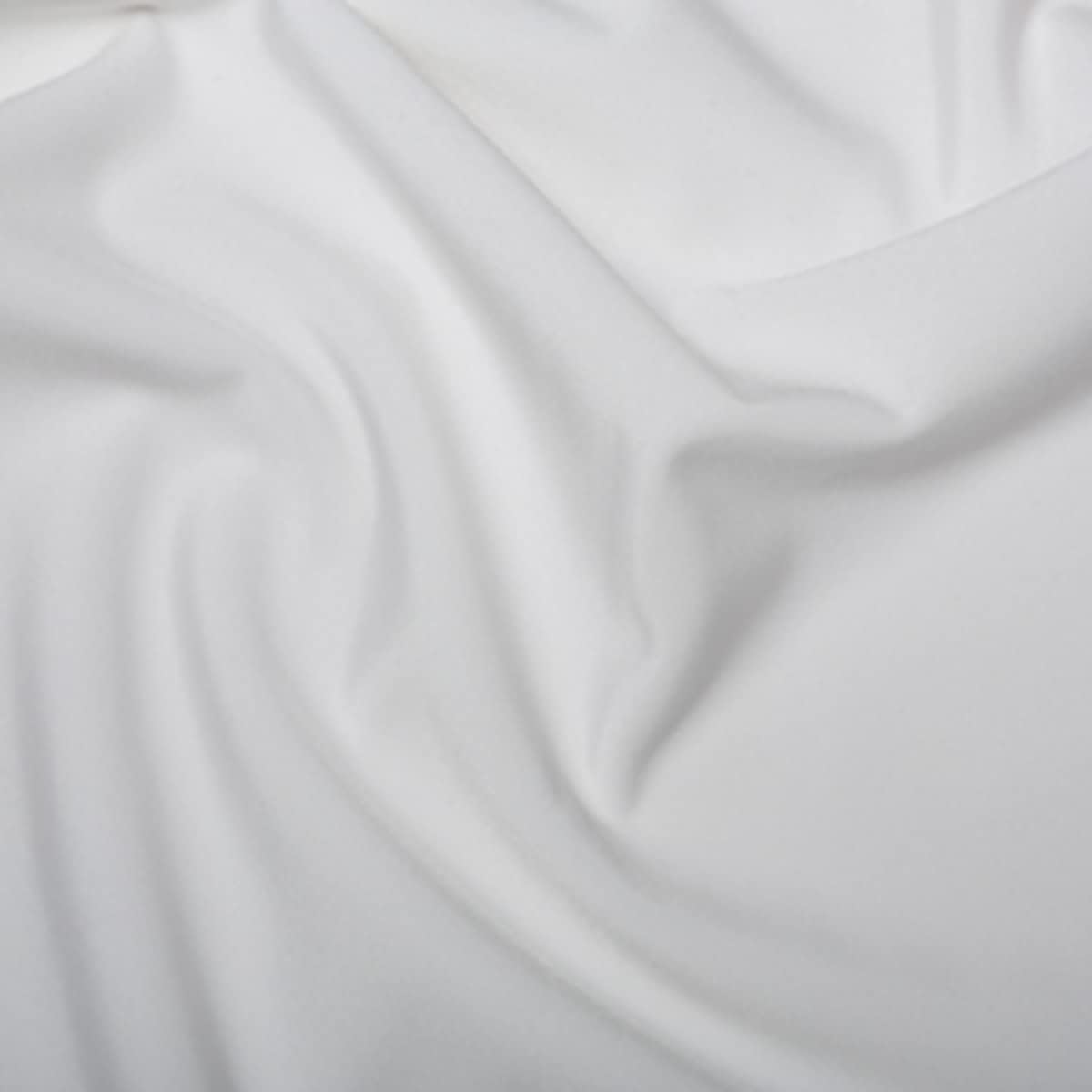 Stretch Spandex Fabric Material - White, 1/2Mtr 50cm x 150cm