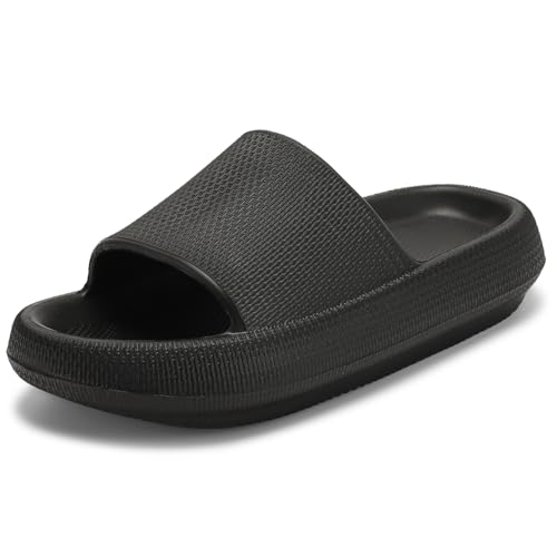 TOBVZOO Cloud Slippers for Women and Men, Cloud Slides Soft Thick Sole, Non Slip Bathroom Pillow Slippers Sandals - Main Image