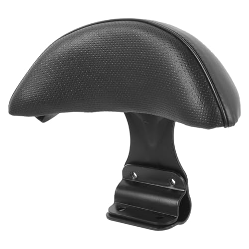 Repose-dos ergonomique noir en fer et PU pour vélo et moto en extérieur