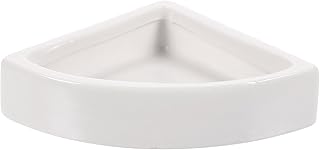 Ipetboom Tigela De Comida Para Répteis Triângulo Cerâmica Réptil Prato De Água Canto Alimentador De Minhoca Prato Lagartos Tigela De Alimentação Para Leopardo Dragão Barbudo Camaleão