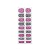 PUEEN 3D Sparkle Nail Wraps Collection WILD IN LOVE - 5 Pack (18 Strips Each) Nail Wraps/Nail Strips/Nail Foils/Nail Stickers/Nail Decals/Nail Patches Fashion Designs-BH000196