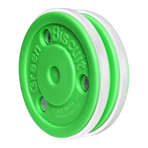Palet Green Biscuit Pro pour s'entraîner au hockey dans la rue ou sur le parking
