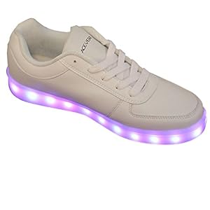 ACEVER Sportschuhe mit superhellen mehrfarbigen LED-Lichtern (UK6/EU39/US8 für Frauen) ACEVER Sportschuhe mit superhellen mehrfarbigen LED-Lichtern (UK6/EU39/US8 für Frauen)