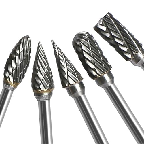 Fresas rotativas de carburo de tungsteno 3 piezas miniatura 3