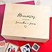 Personalized Memory Box - Valentine's Day Gift for Couples - Wedding Anniversary Present for Him Her Boyfriend Girlfriend Husband Wife Fiance
