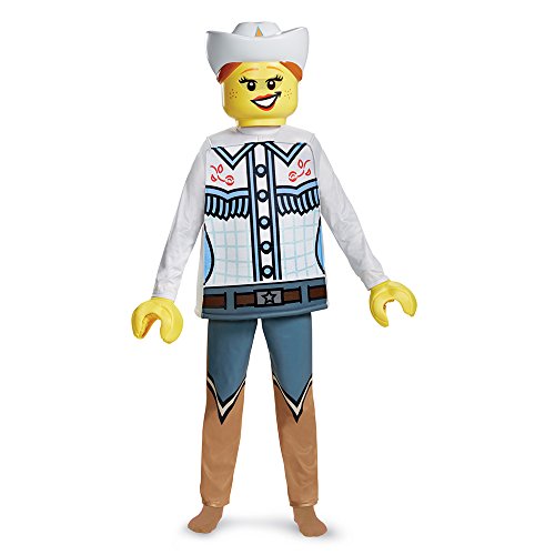 Disfraz completo Lego Cowgirl Deluxe multicolor mediano miniatura 1
