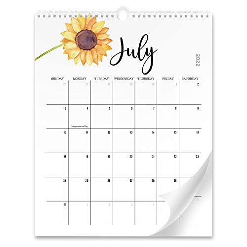 buying guide aesthetic floral wall calendar runs from january 2022 unti