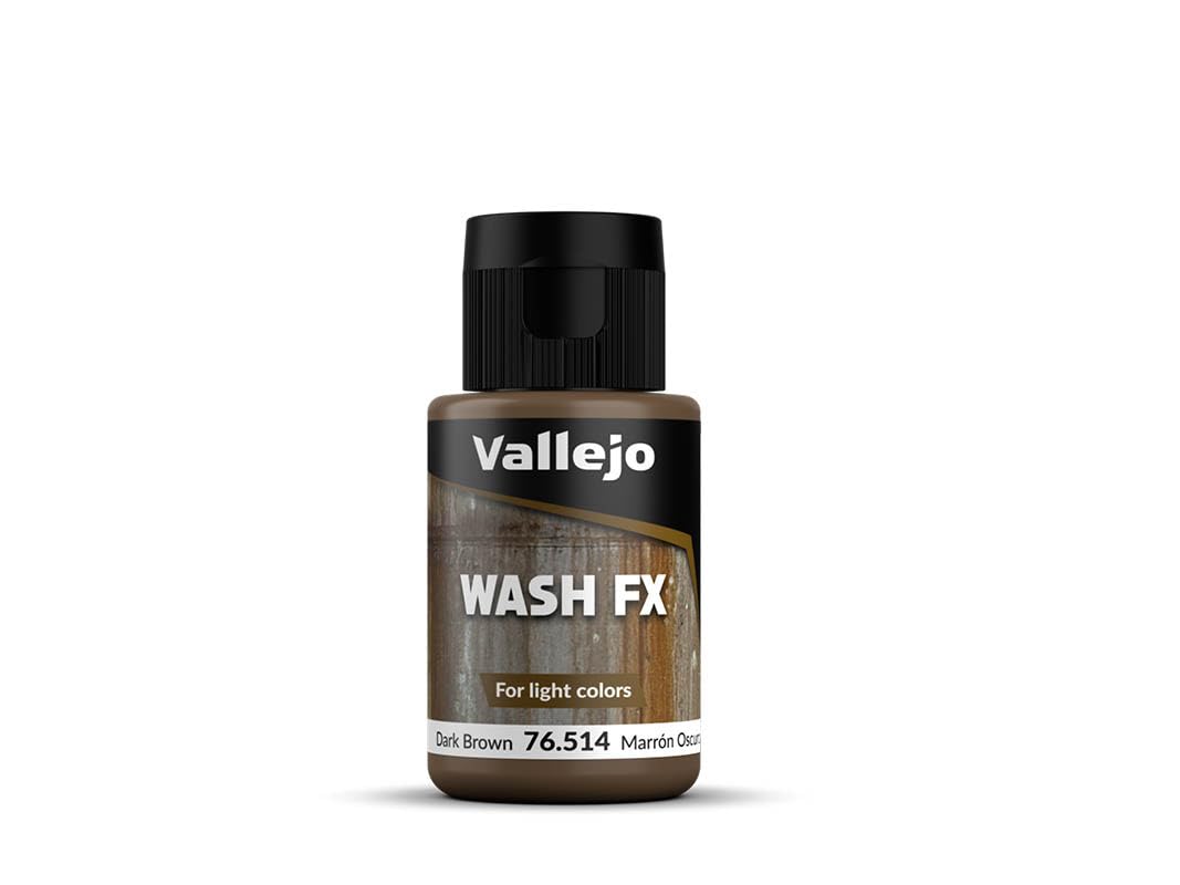 Vallejo Model Wash 76514 Dark Brown Wash (35ml)