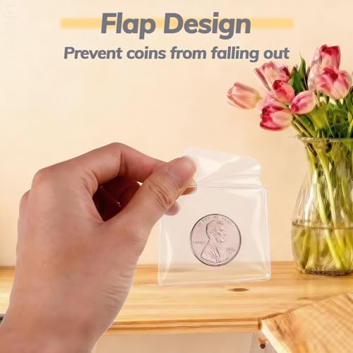 Funda Plástica para Monedas Transparente 200 unid miniatura 4