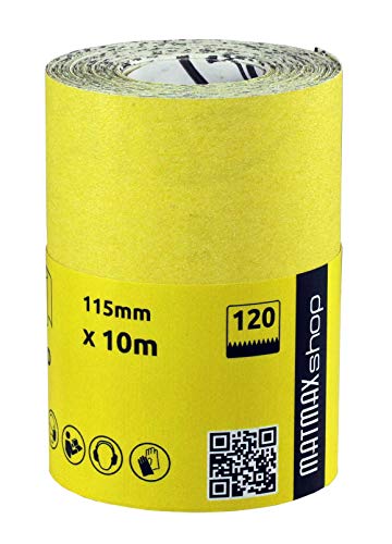 MatMax - Rotolo di carta vetrata in ossido di